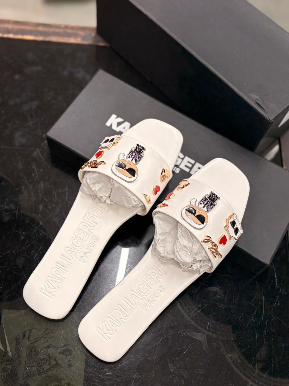 LUXURY K/IKONIK SLIPPERS FOR WOMEN