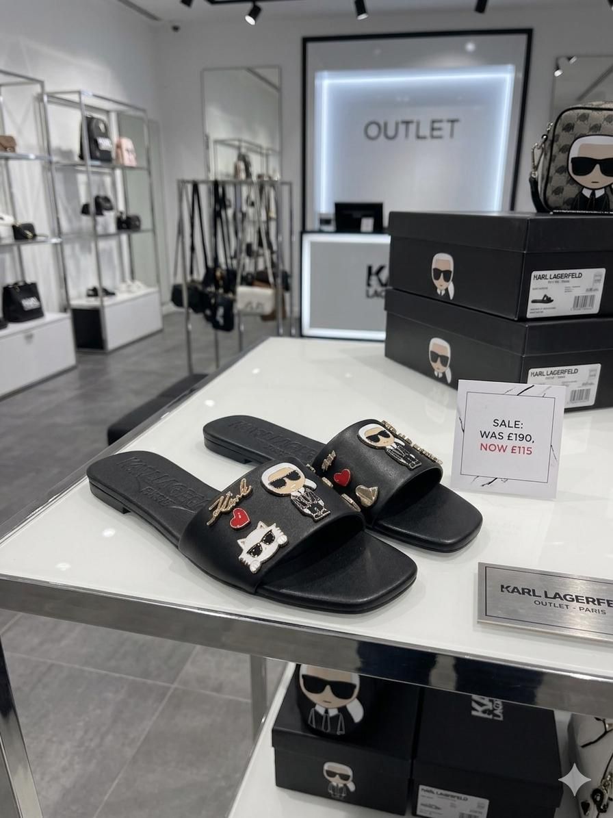 LUXURY K/IKONIK SLIPPERS FOR WOMEN