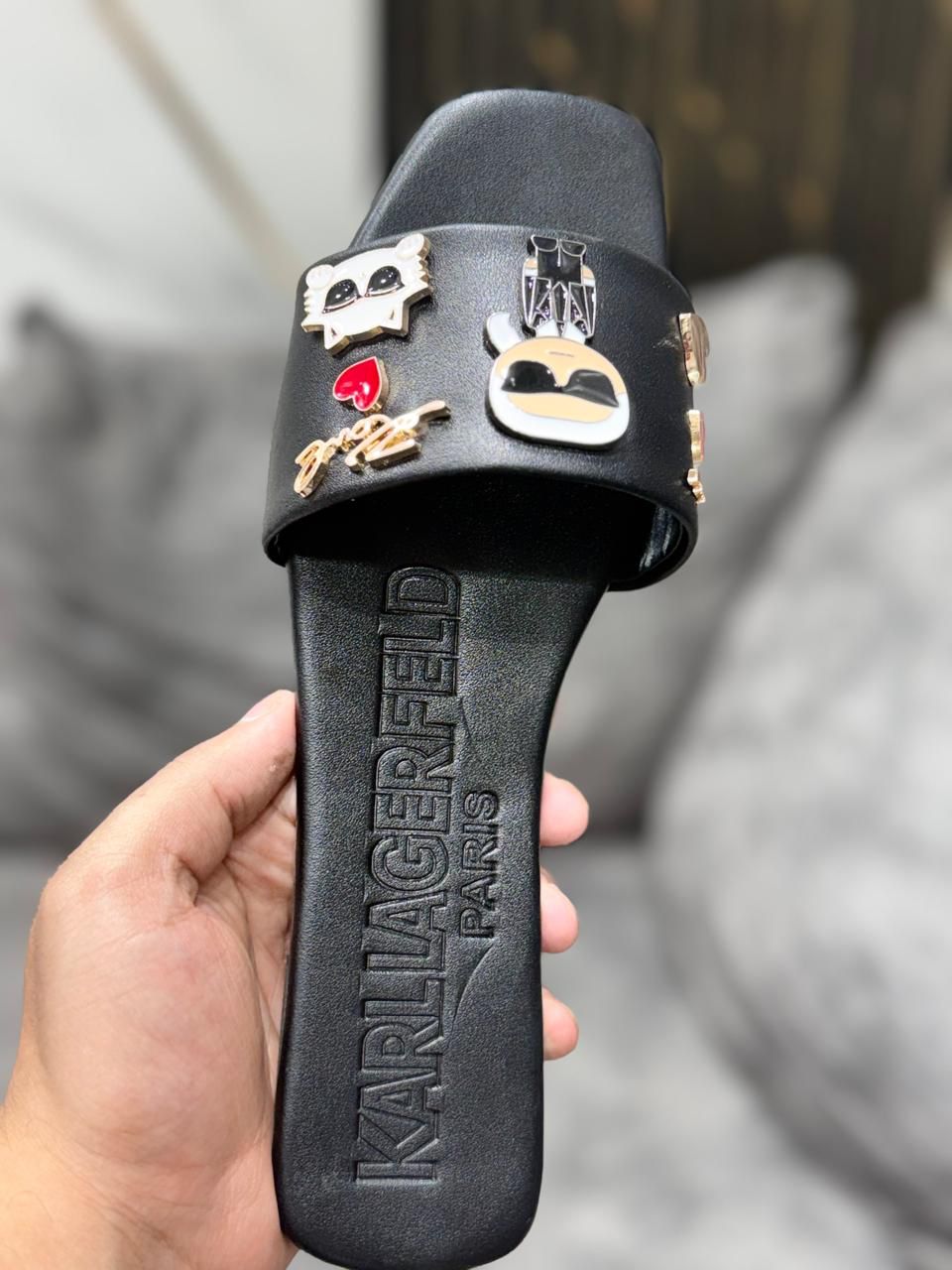 LUXURY K/IKONIK SLIPPERS FOR WOMEN