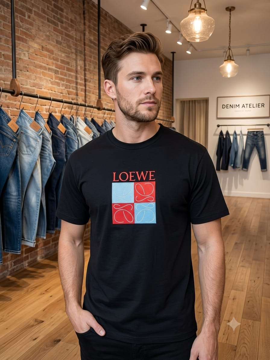 LUXURY ROUND NECK TEES FOR MEN