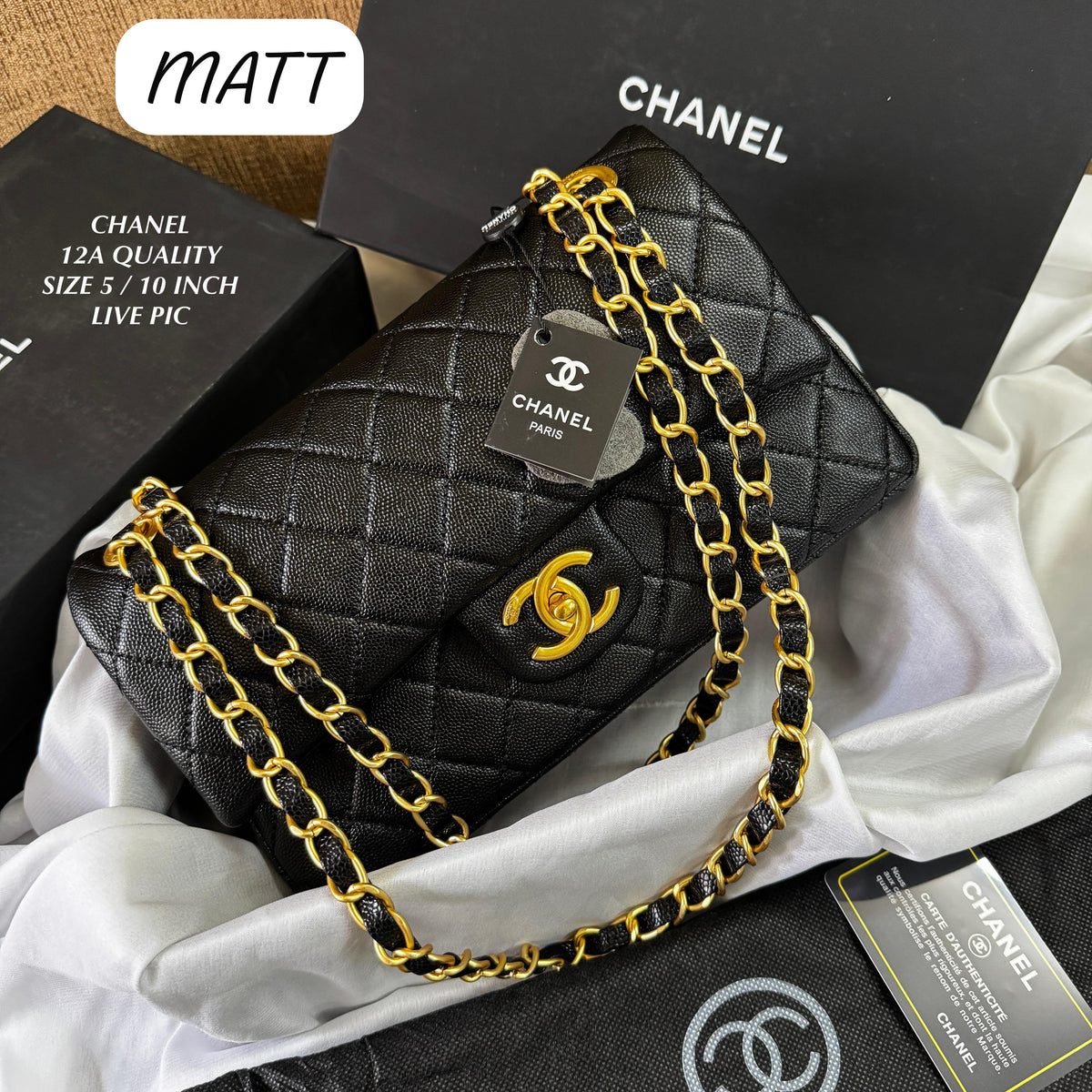 PREMIUM MATT FINISH CLASSIC FLAP SLING BAG