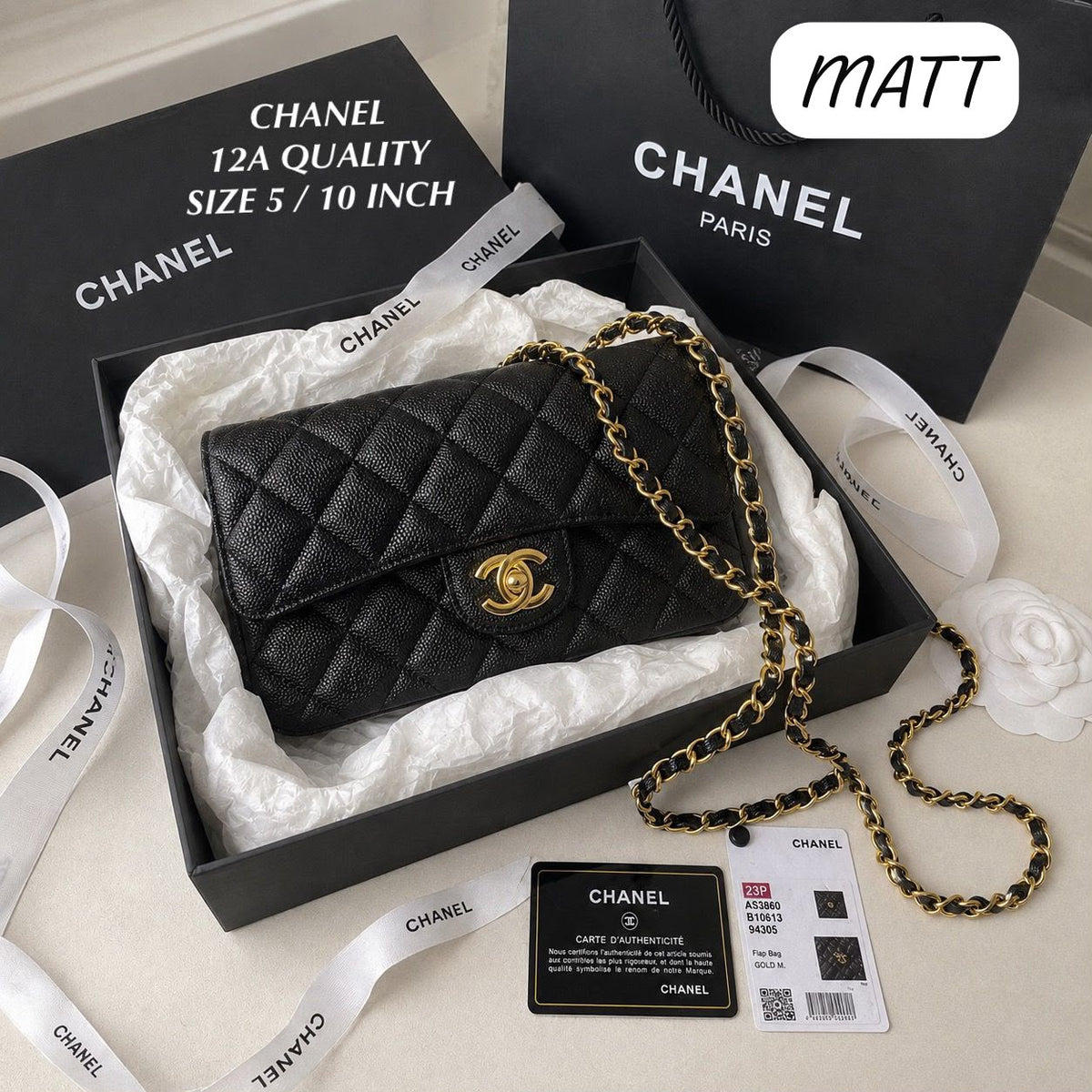 PREMIUM MATT FINISH CLASSIC FLAP SLING BAG