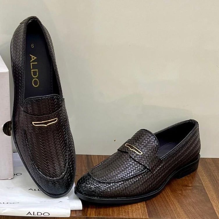 Pattern Classic Formal Loafers For Men