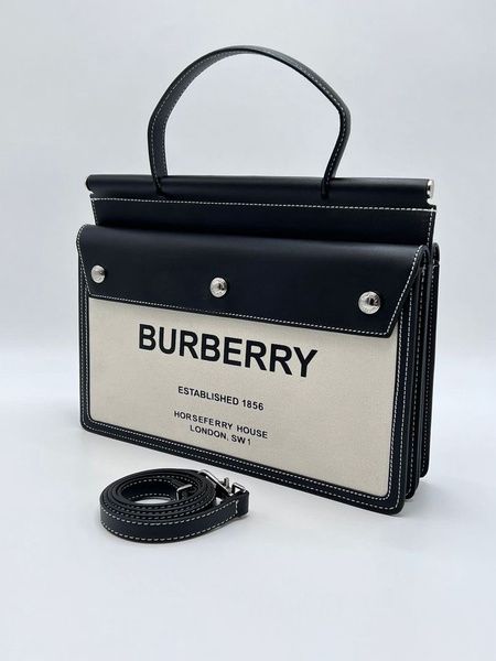 PREMIUM MINI HORSEFERRY CANVAS TITLE HANDBAG