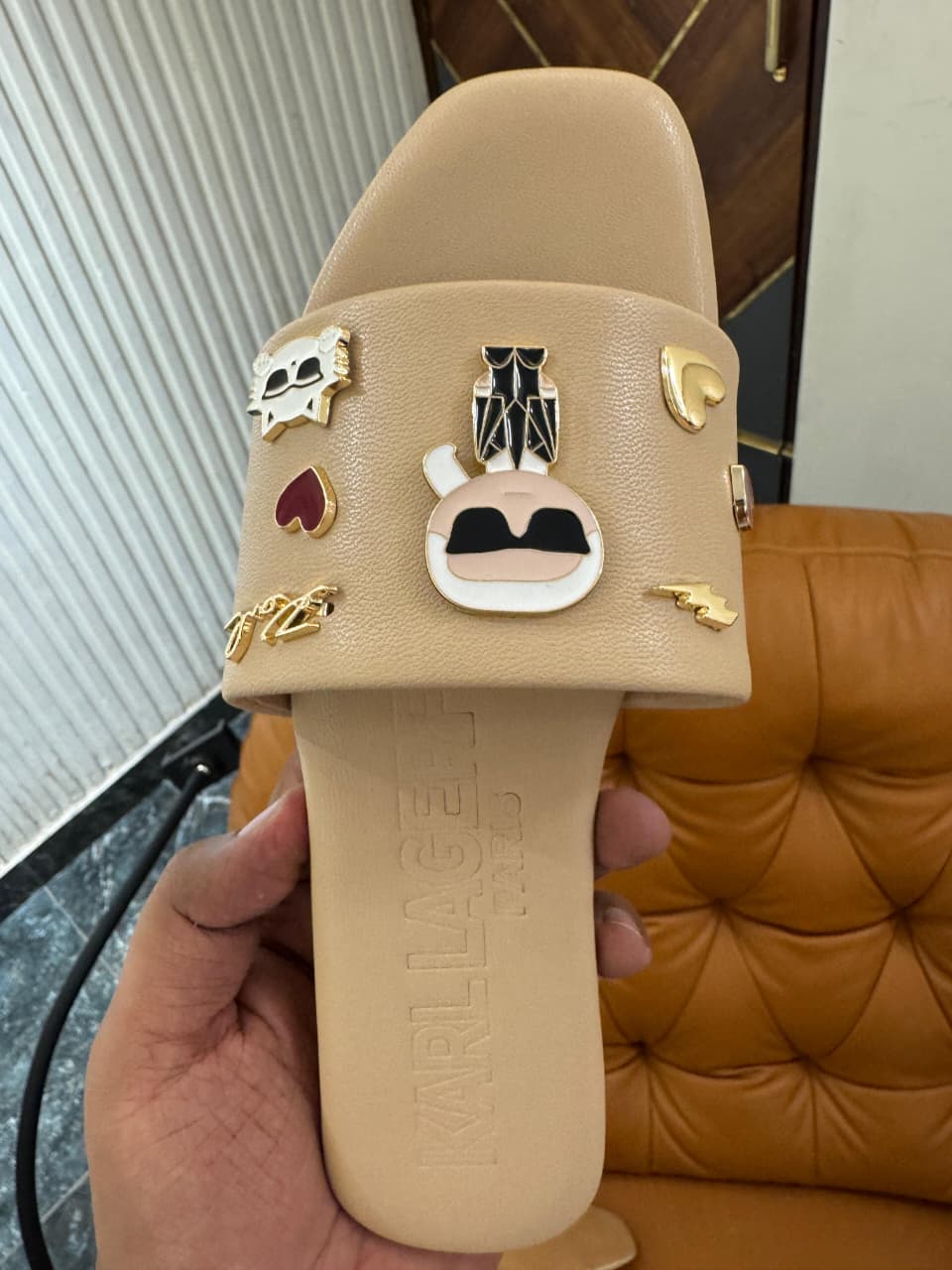 LUXURY K/IKONIK SLIPPERS FOR WOMEN