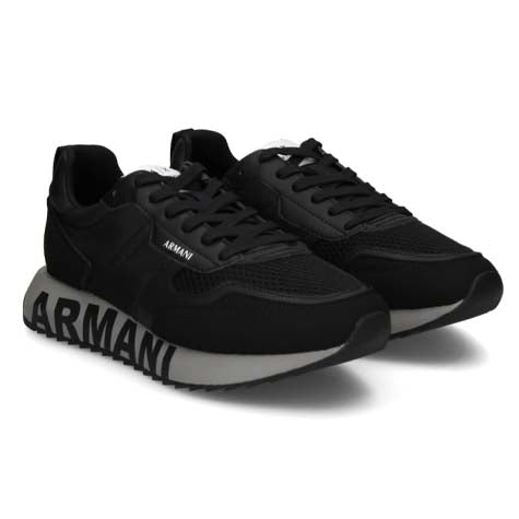 Premium Lace up Logo Sneakers For Men