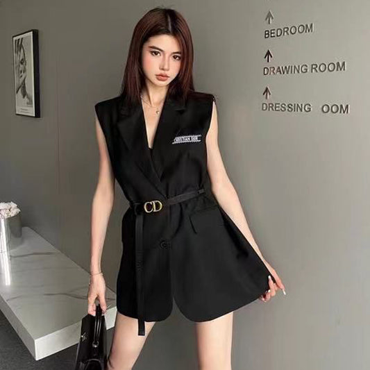 PREMIUM HIGH END QUALITY PARTY DRESS WITH BELT