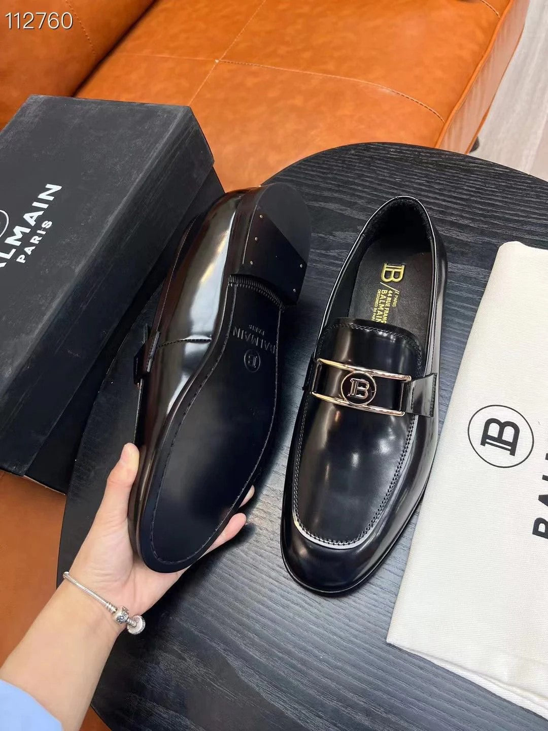 Luxury Loafers With Metal Accent For Men