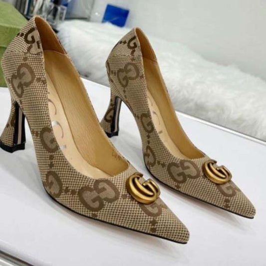 Luxury Embossed Heels for Women