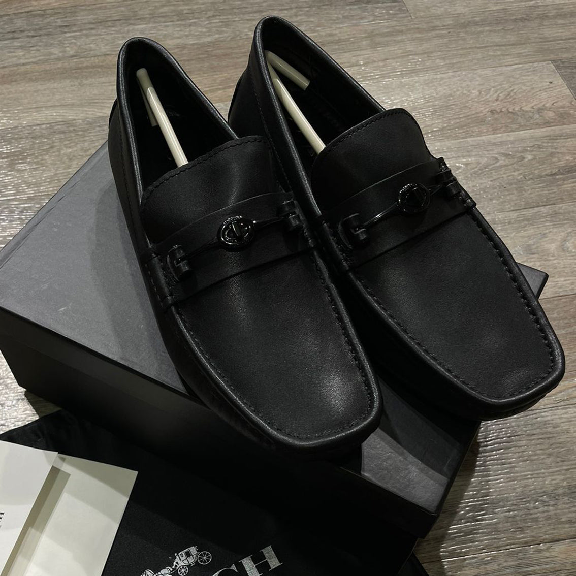 Premium Interlock Design Buckle Loafers For Men