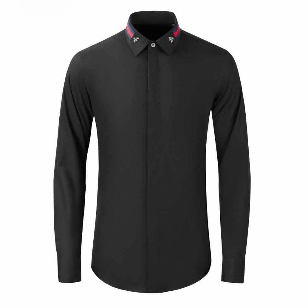 Classic Striped Collar Shirt for Men