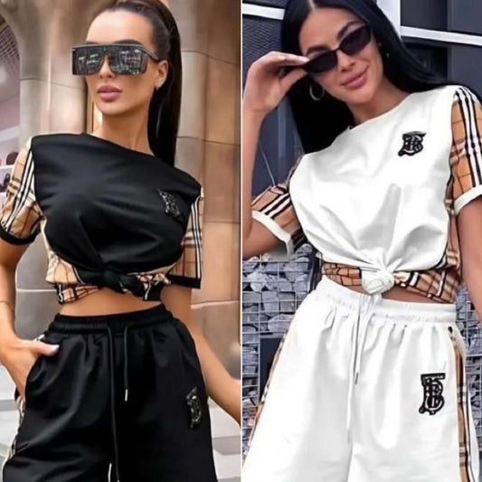 LUXURY CORDSET FOR WOMEN WITH CHECK PATTERN