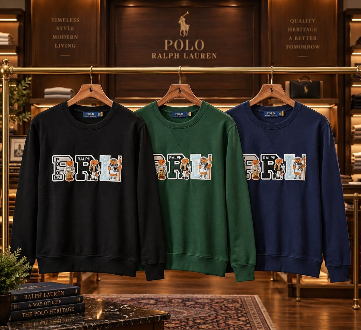 LUXURY QUALITY ROUND NECK SWEATSHIRT