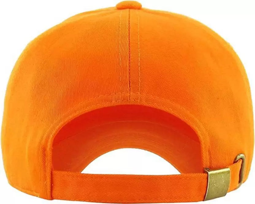 Regular Trendy Unisex Cap Baseball (Orange)