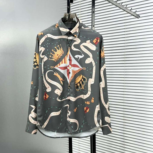 PRINTED FULL SLEEVES SHIRT FOR MEN