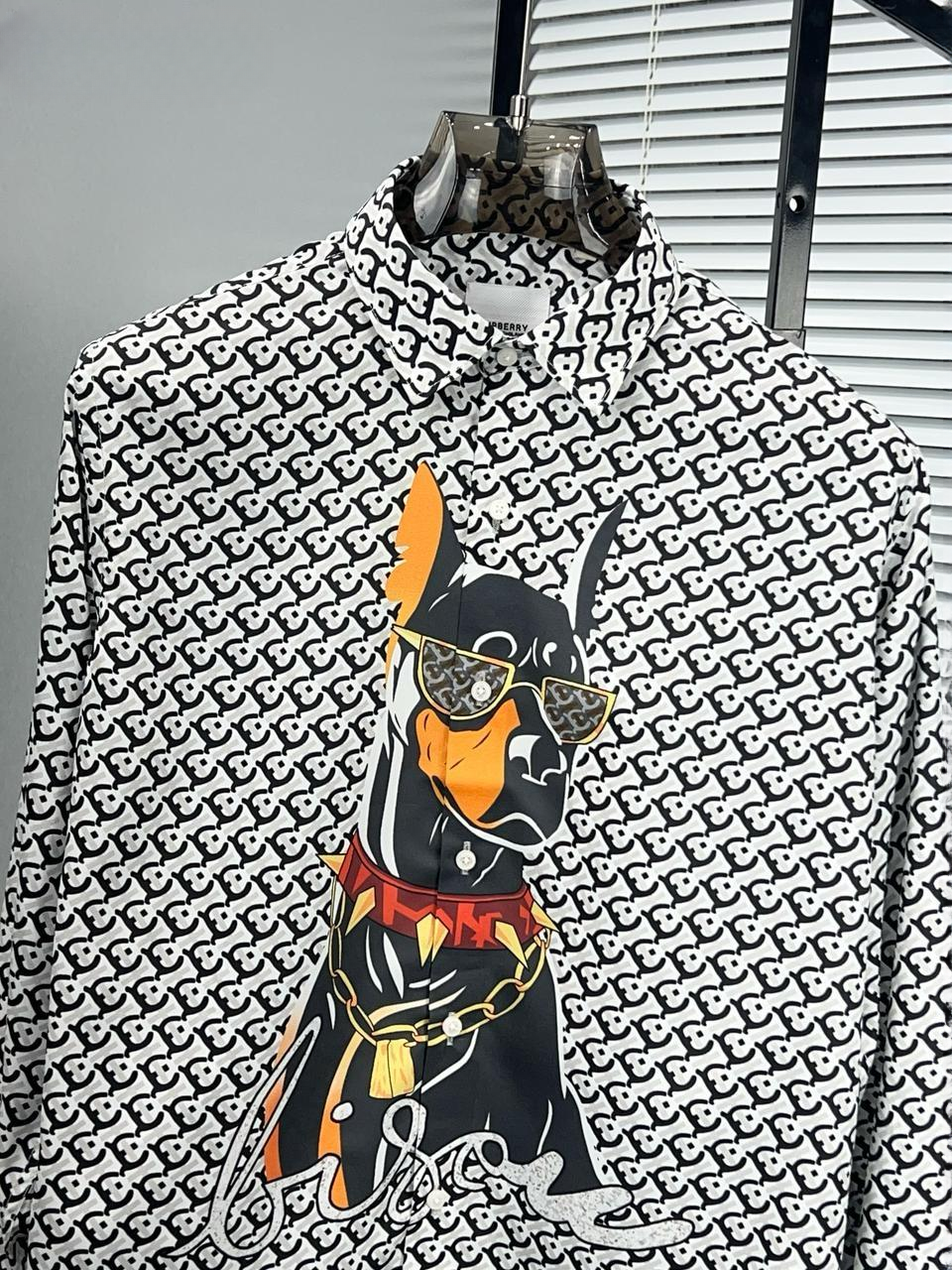 Art-Inspired All-Over Print Shirt for Men
