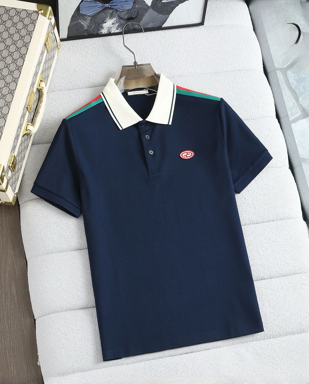 PREMIUM EMBROIDERED LOGO POLO FOR MEN