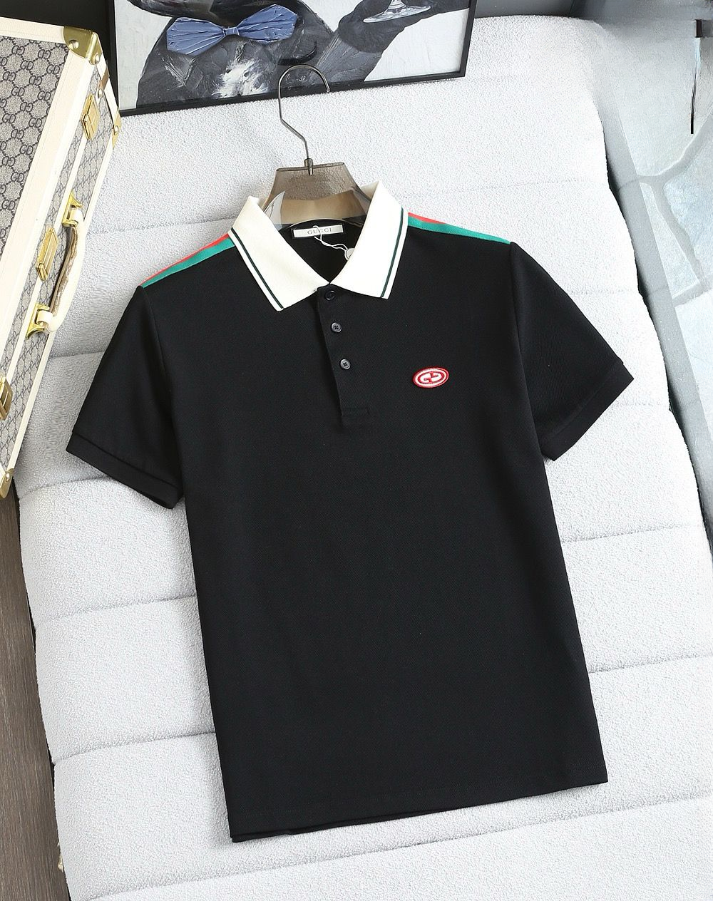 PREMIUM EMBROIDERED LOGO POLO FOR MEN