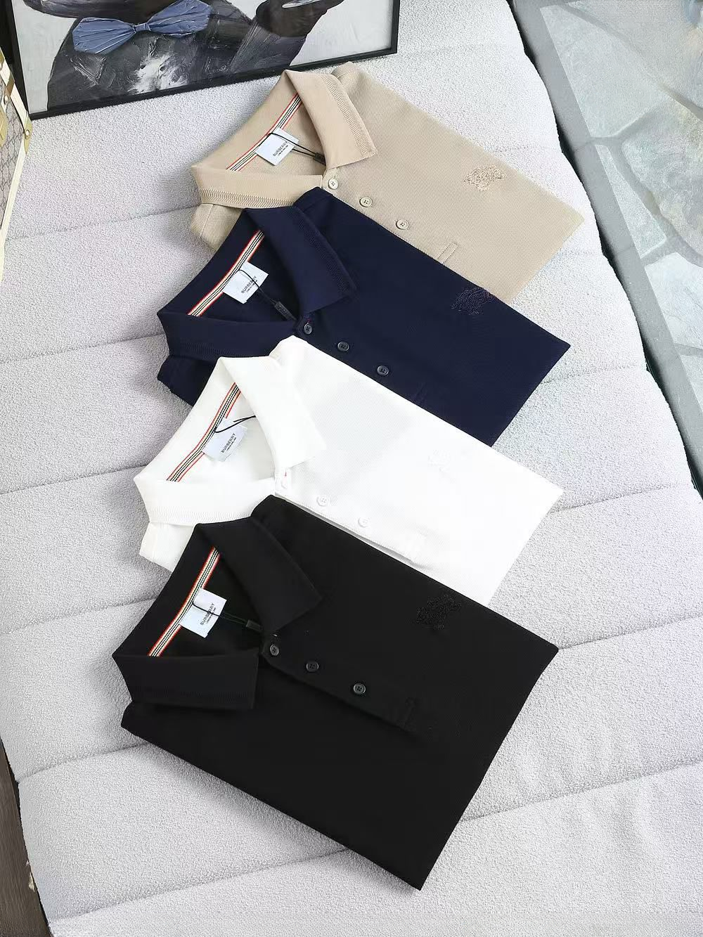 LUXURY EMBROIDERED LOGO POLO FOR MEN