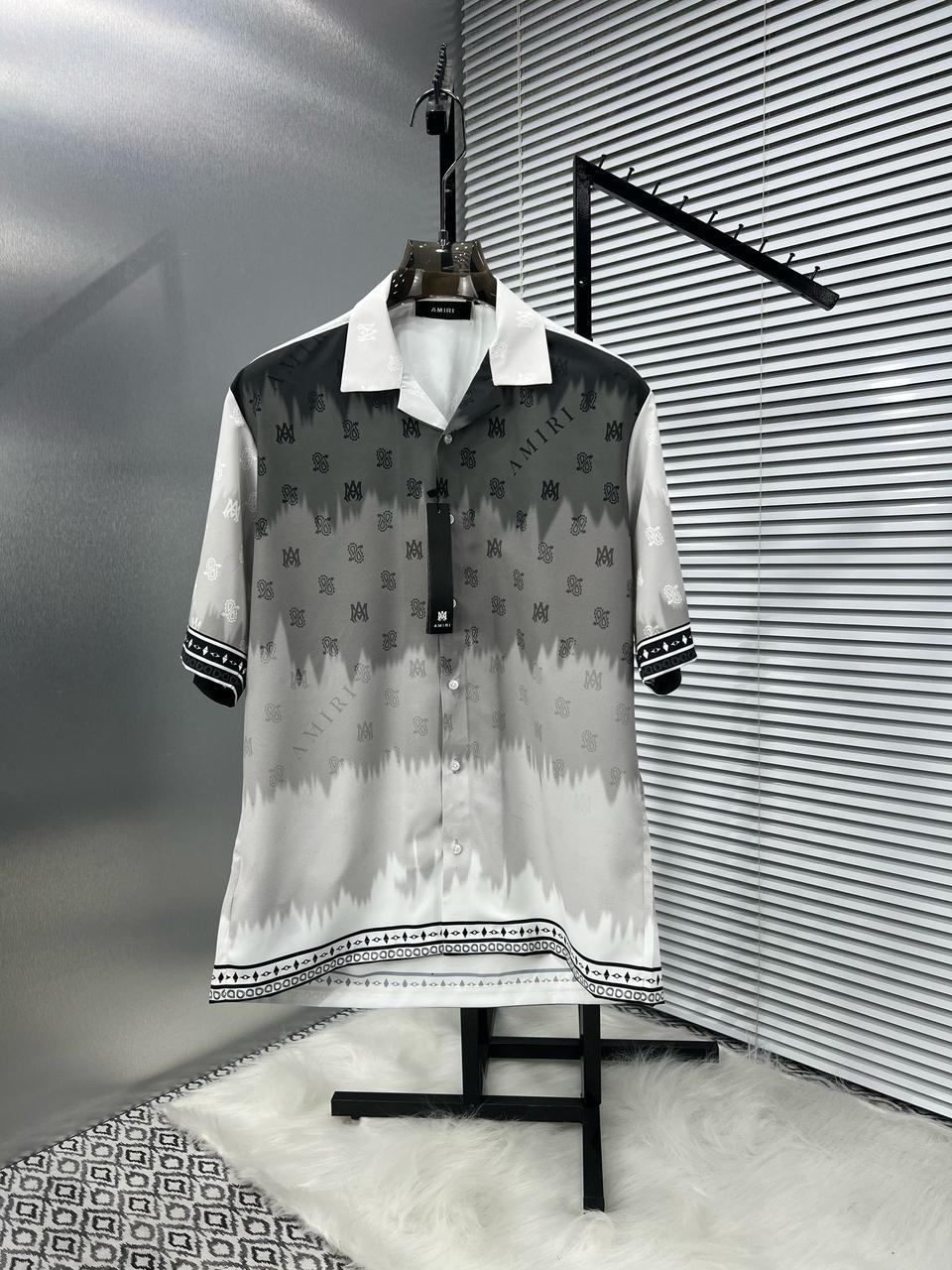 PRINTED CUBAN COLLAR SHIRTS FOR MEN