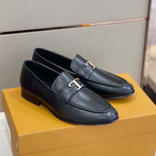 Premium Loafers With Initial Logo