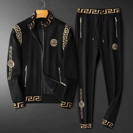 Luxury Embroidered Pattern Track-Set