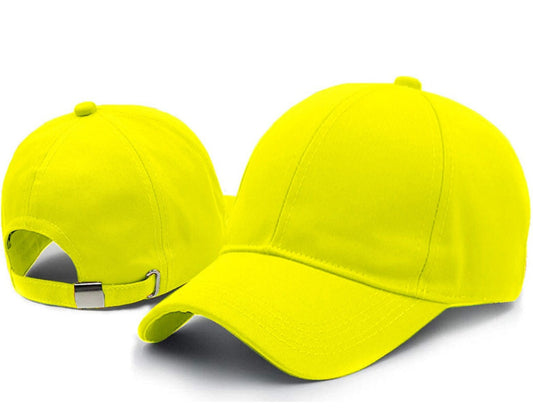 Regular Trendy Unisex Baseball Cap (Yellow)
