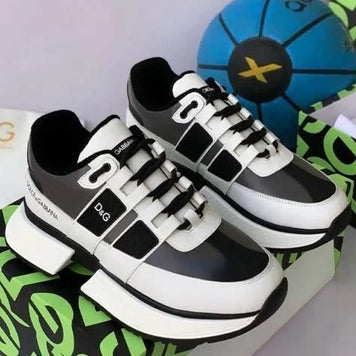 Luxury Lace up Logo Sneakers For Men